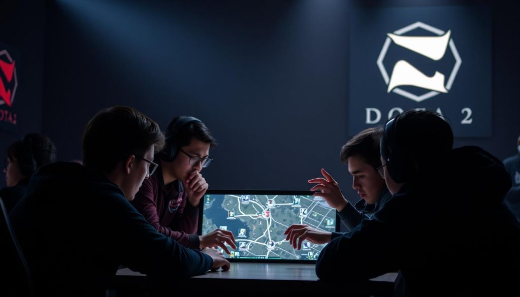 командная игра в Dota2 командная игра в Dota2